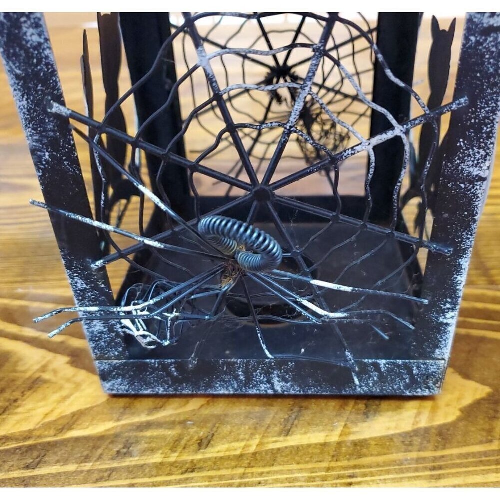 Halloween Lantern With Spiders And Cats - Picture 6 of 10